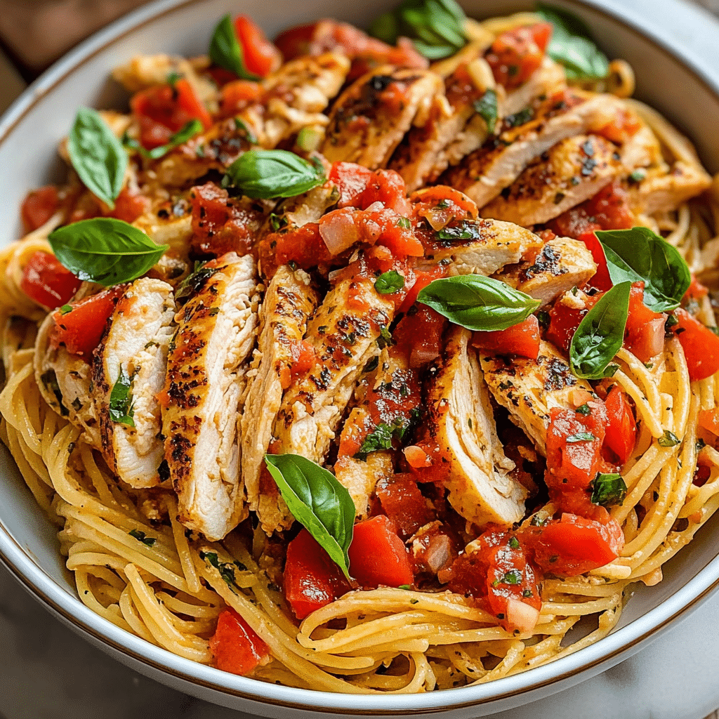 Bruschetta Chicken Pasta