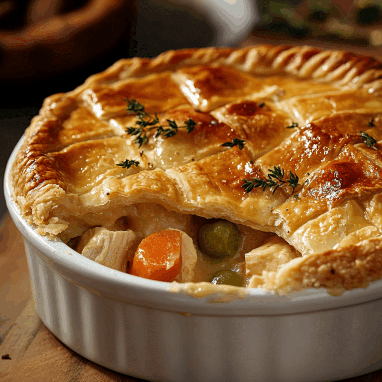 Classic Homemade Chicken Pot Pie
