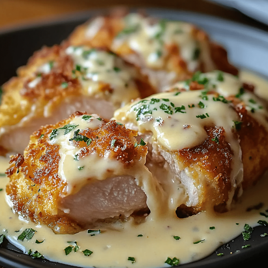 Creamy Chicken Cordon Bleu
