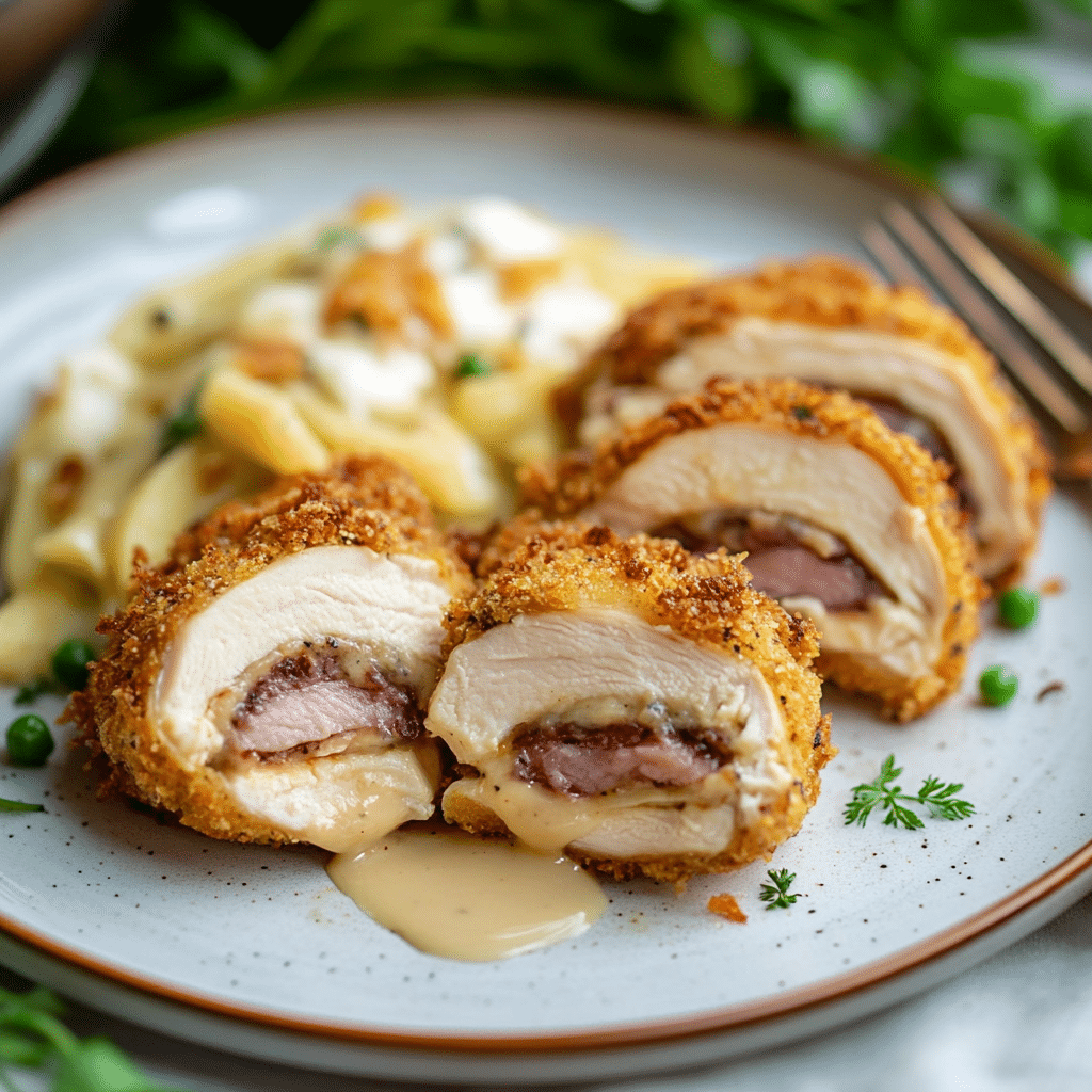 Healthy Chicken Cordon Bleu
