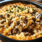 One-Pot Beef and Rice Casserole