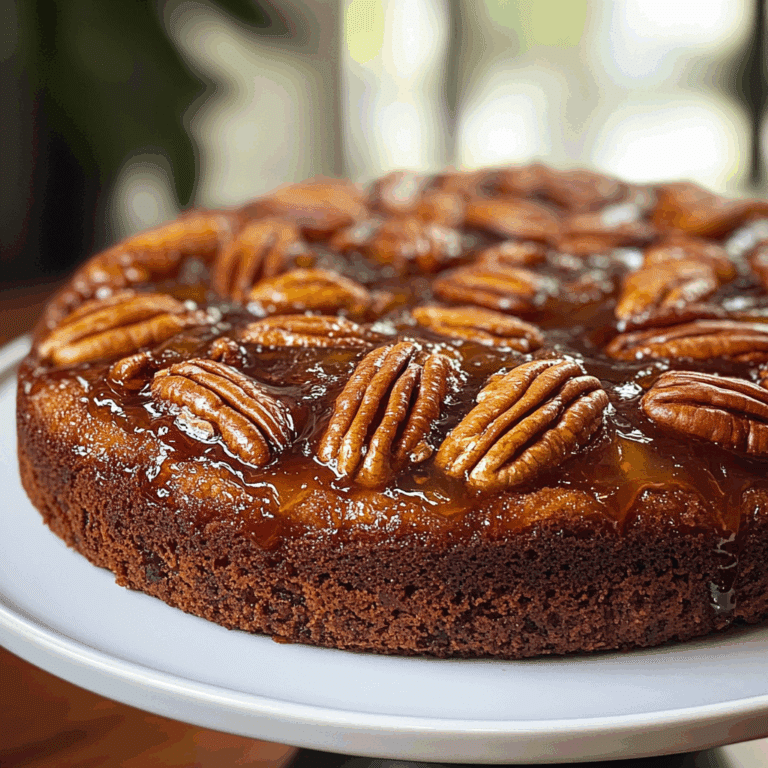 Pecan Upside Down Cake