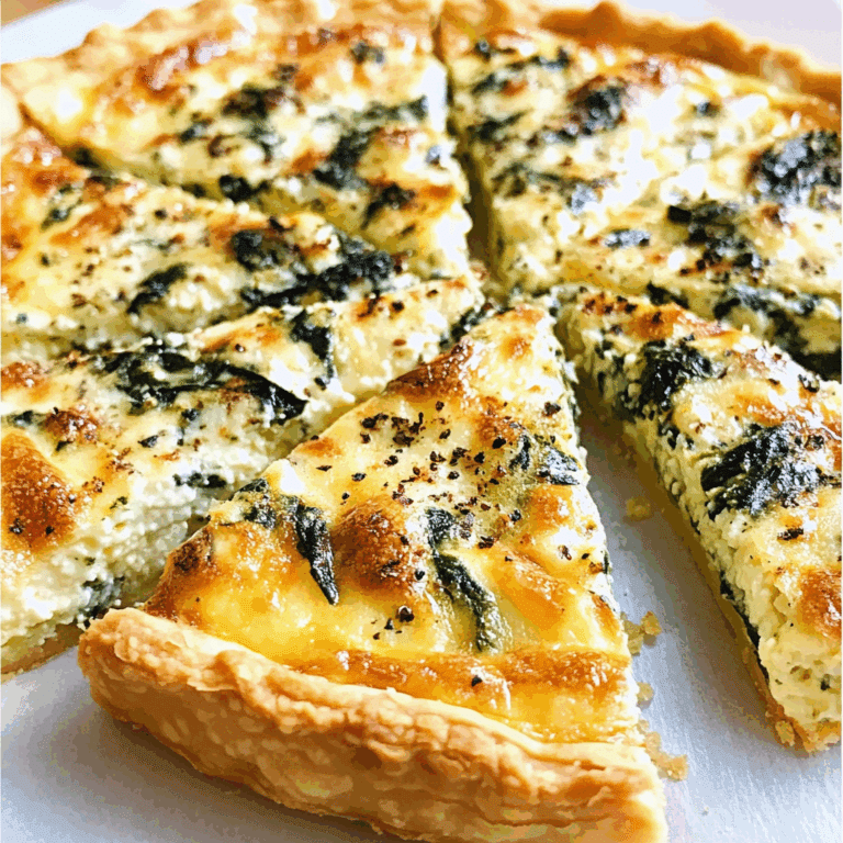 Ricotta Spinach Quiche
