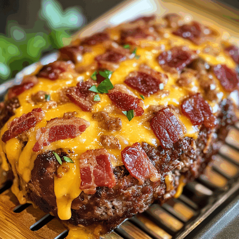 Bacon Cheeseburger Meatloaf