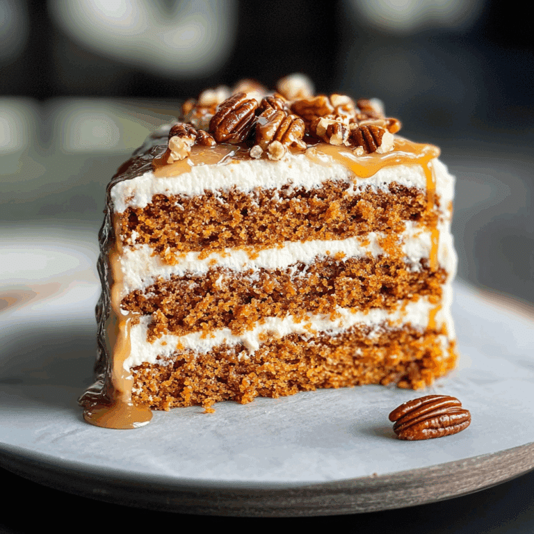 Caramel Pecan Carrot Cake