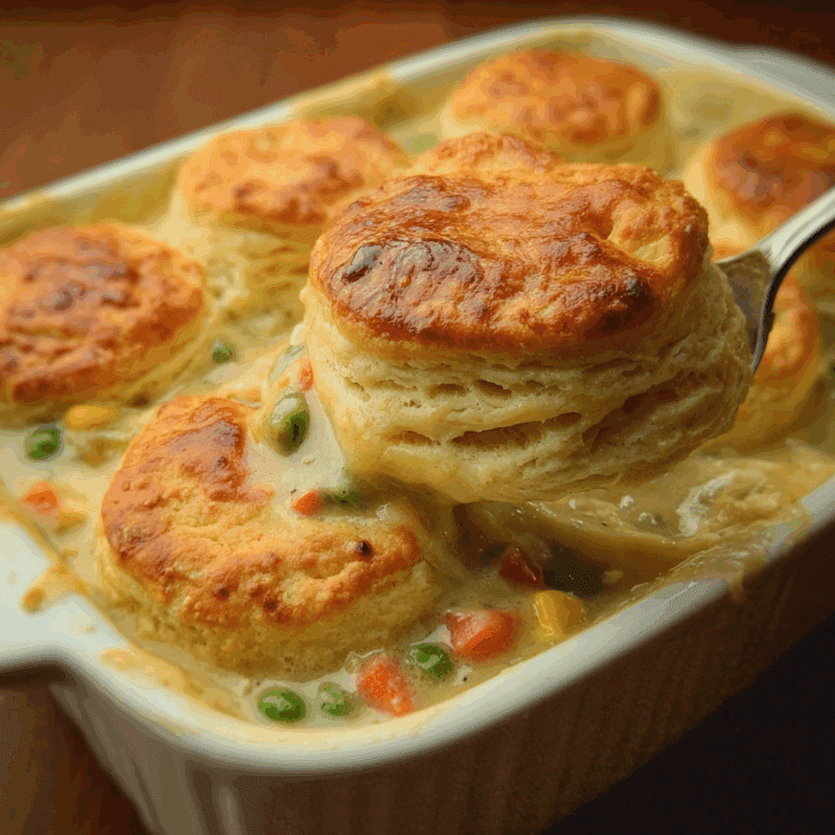 Chicken Pot Pie with Grands Biscuits