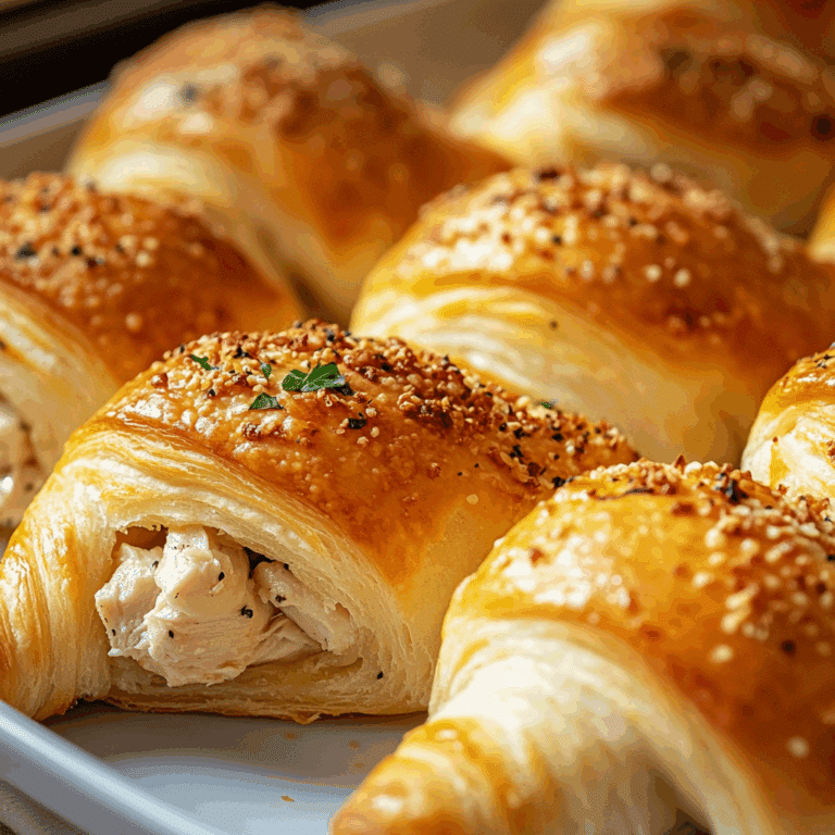 Chicken Stuffed Crescent Rolls