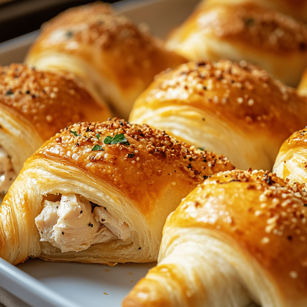 Chicken Stuffed Crescent Rolls