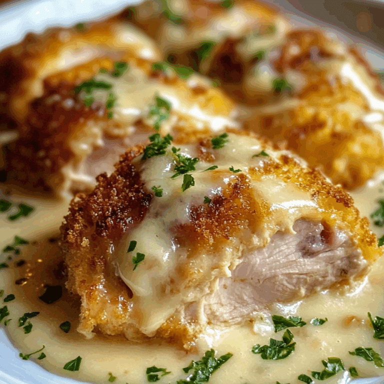 Creamy Chicken Cordon Bleu Bake