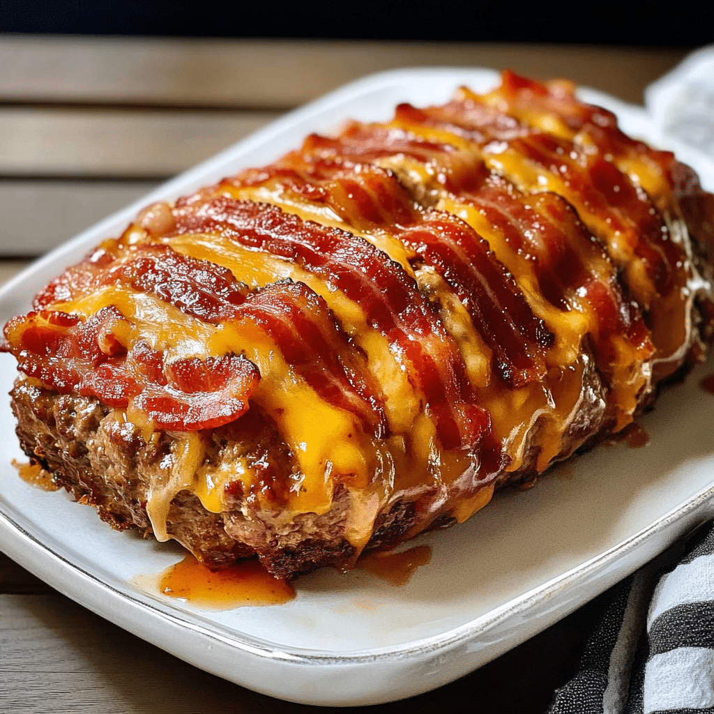 Easy Bacon Cheeseburger Meatloaf