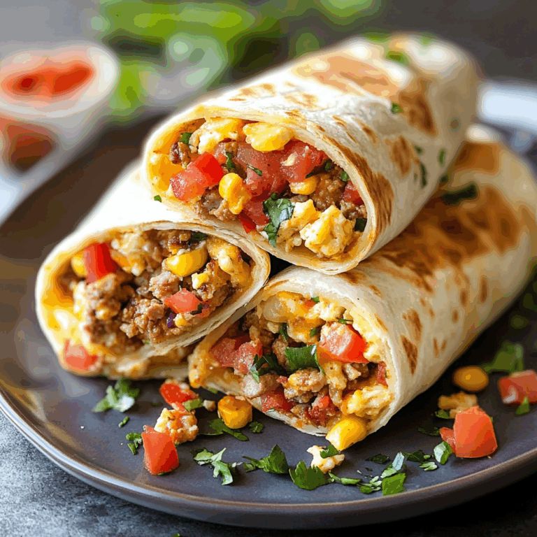 Freezer-Friendly Breakfast Burritos