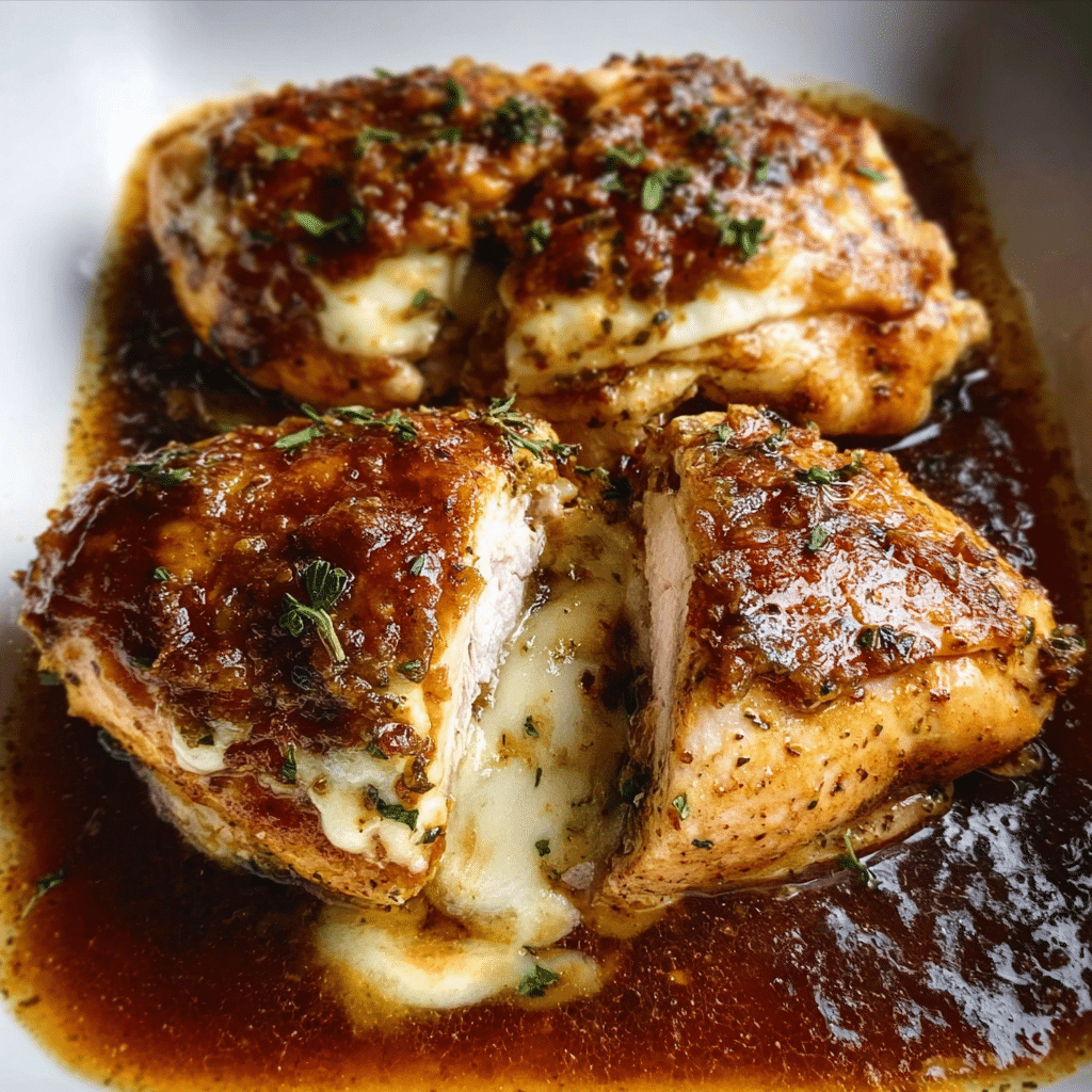 French Onion Stuffed Chicken