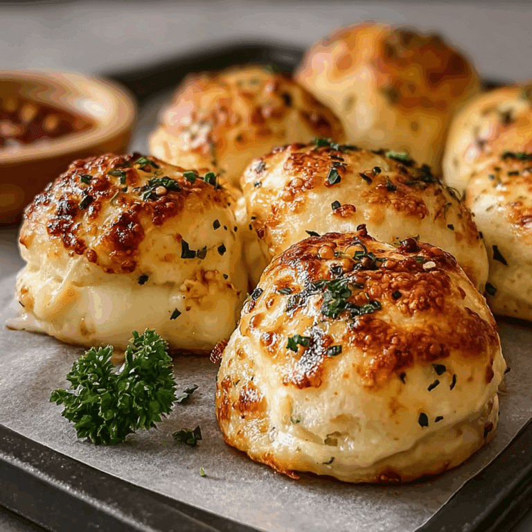 Garlic Mozzarella Biscuit Bombs