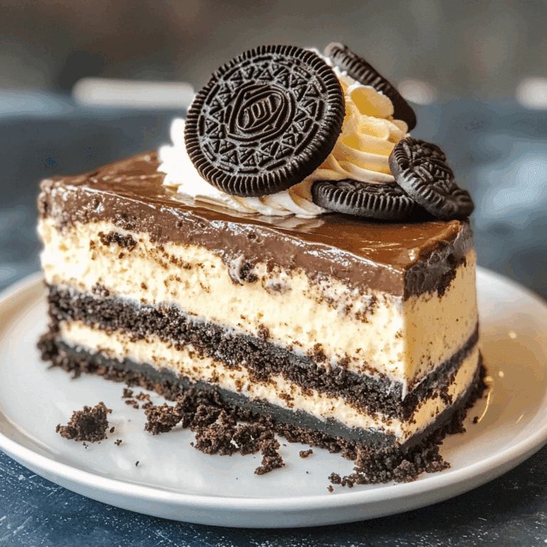Layered Oreo Cheesecake