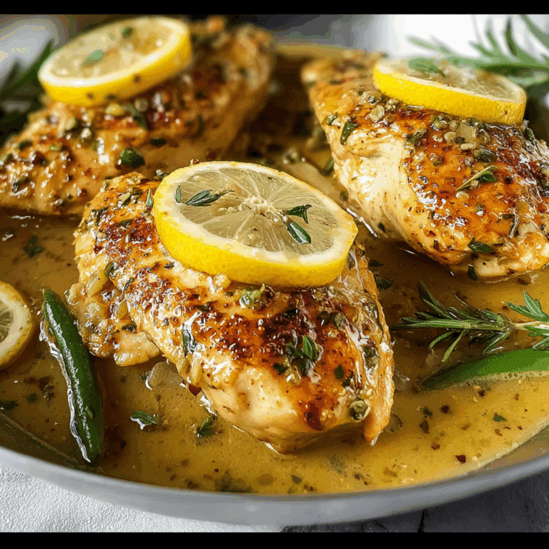 Lemon Chicken with Butter Sauce