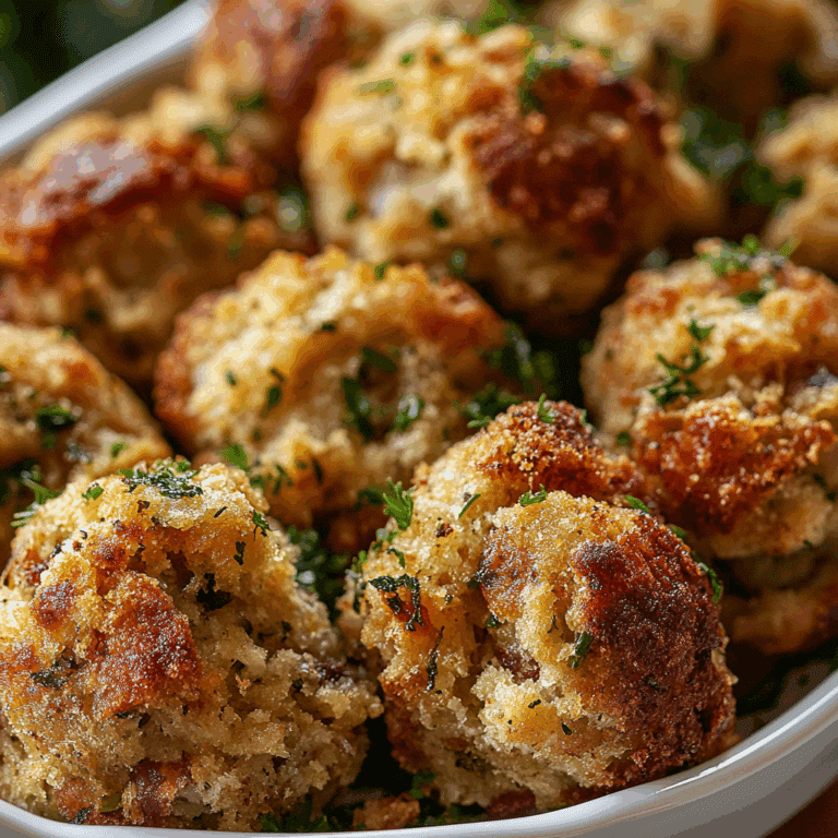 Make-Ahead Stuffing Balls