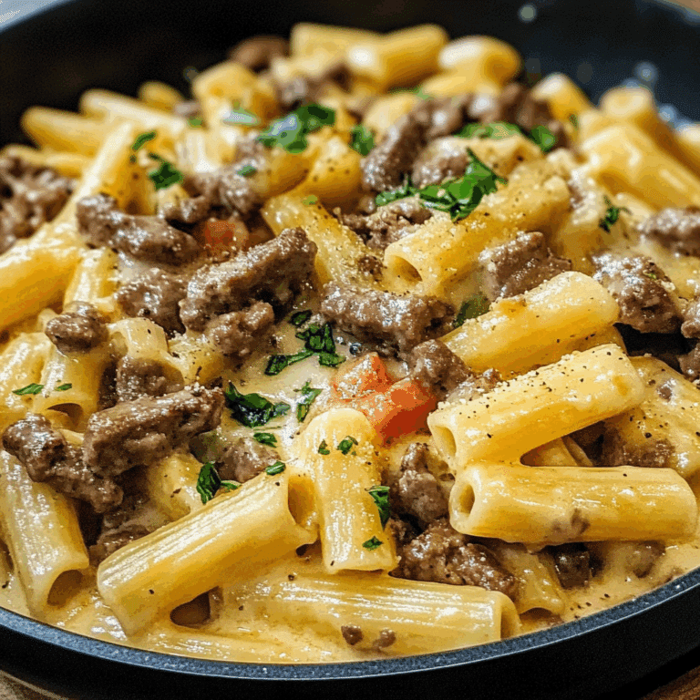 Philly Cheesesteak Pasta