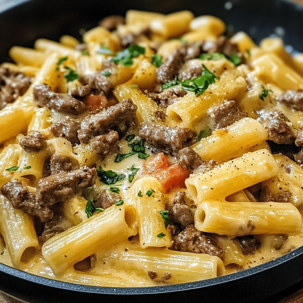 Philly Cheesesteak Pasta