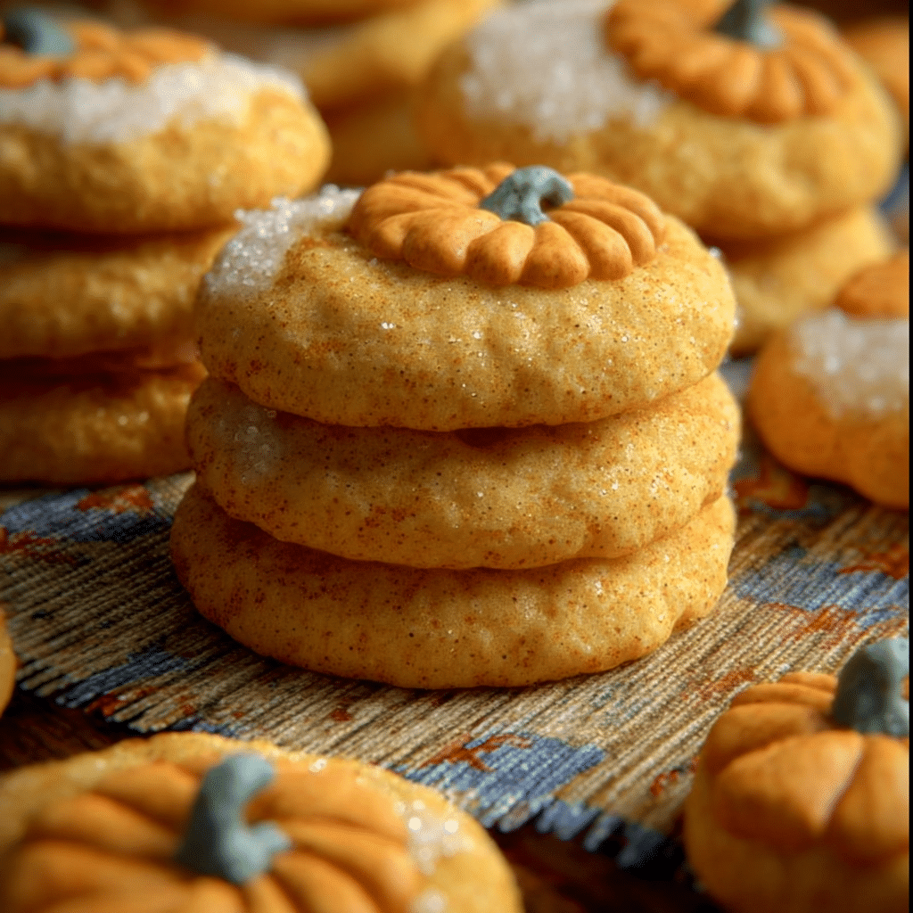 Pumpkin Sugar Cookies