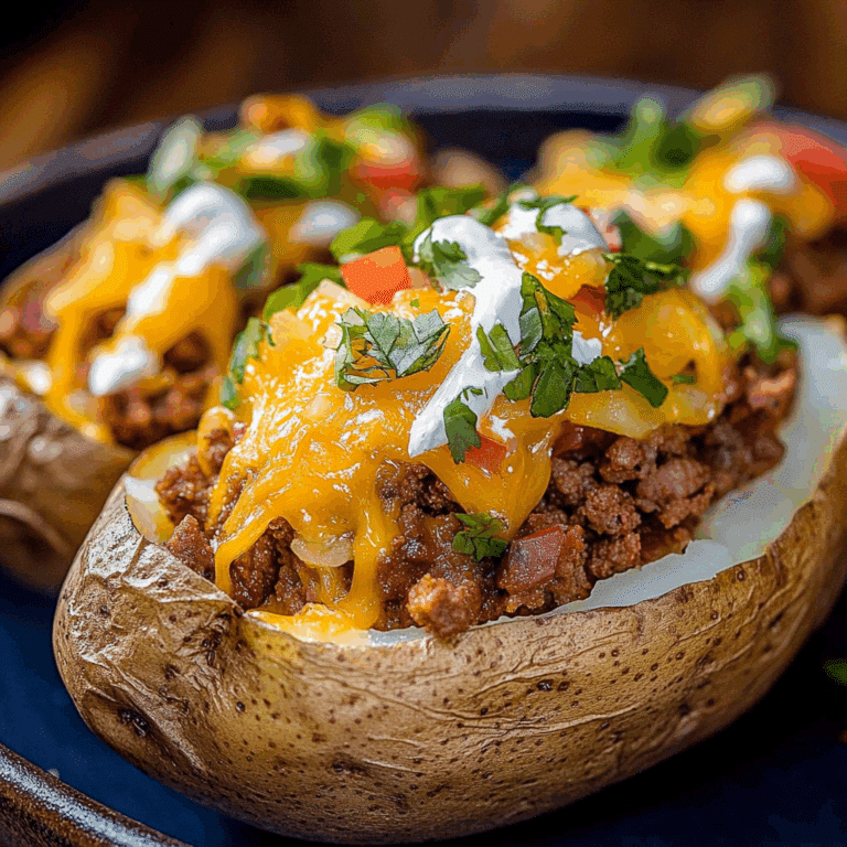 Taco Stuffed Baked Potatoes