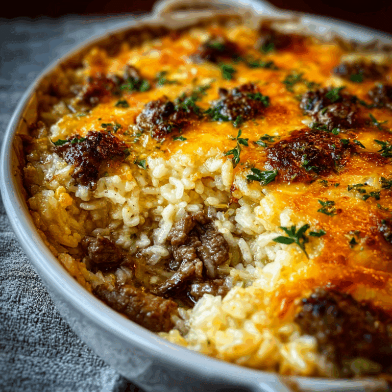 Beef and Rice Casserole