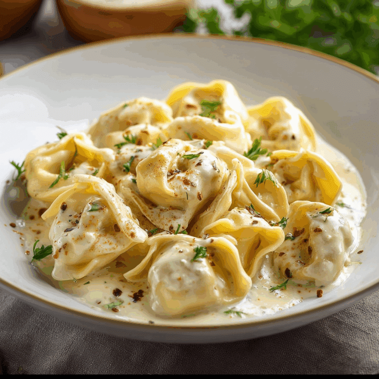 Creamy Cheese Tortellini