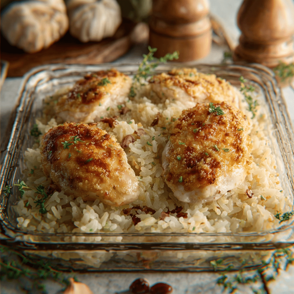 Forgotten Chicken and Rice