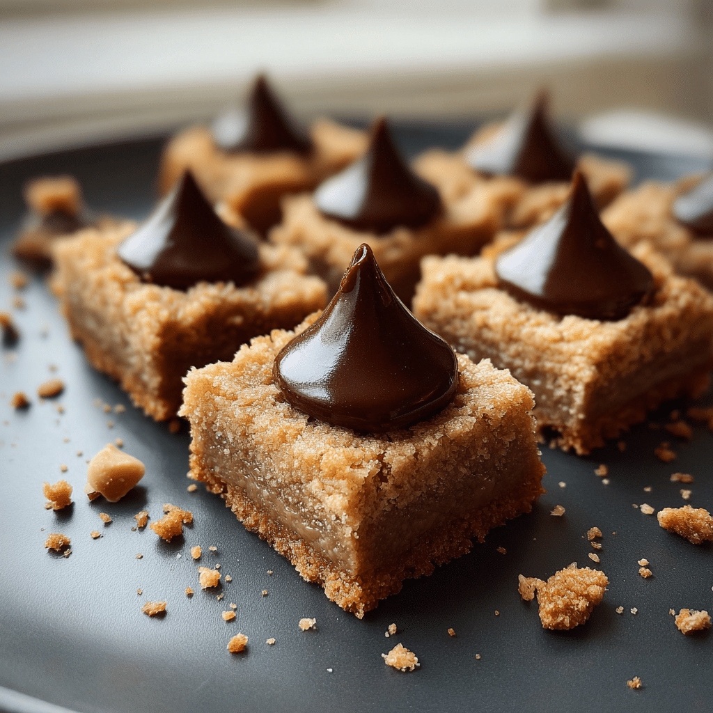 Peanut Butter Blossom Bars