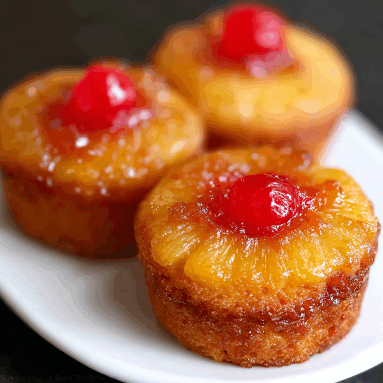 Pineapple Upside-Down Cupcakes
