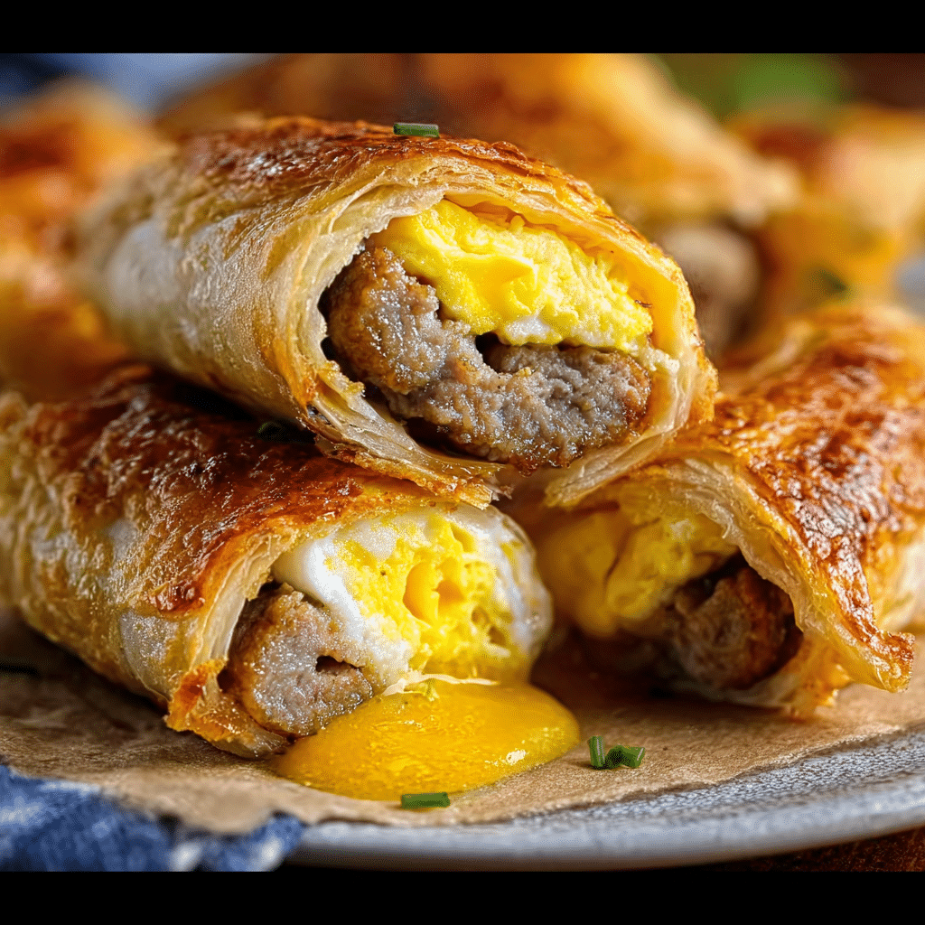 Sausage, Egg & Cheese Roll-Ups