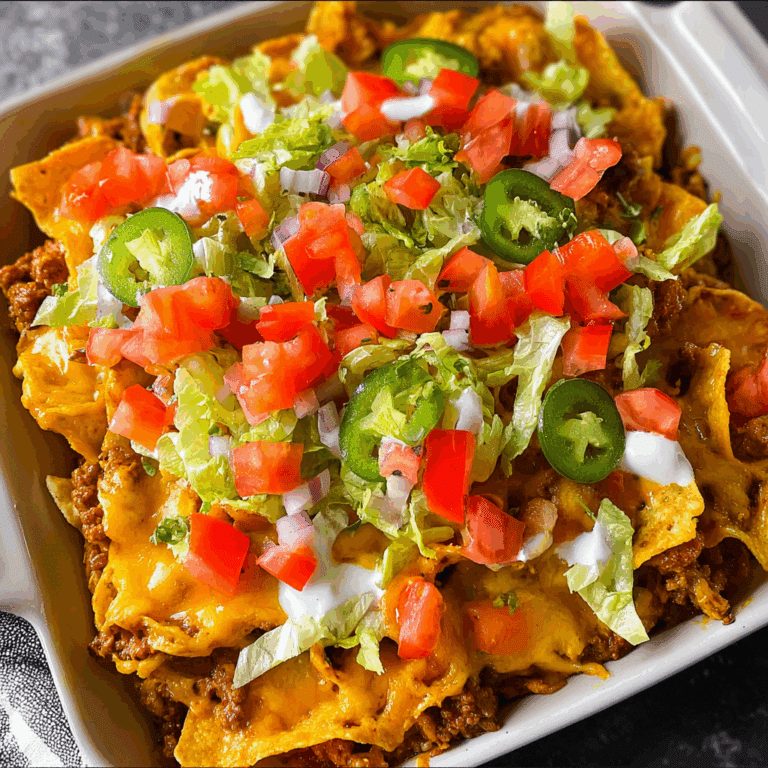 Walking Taco Casserole