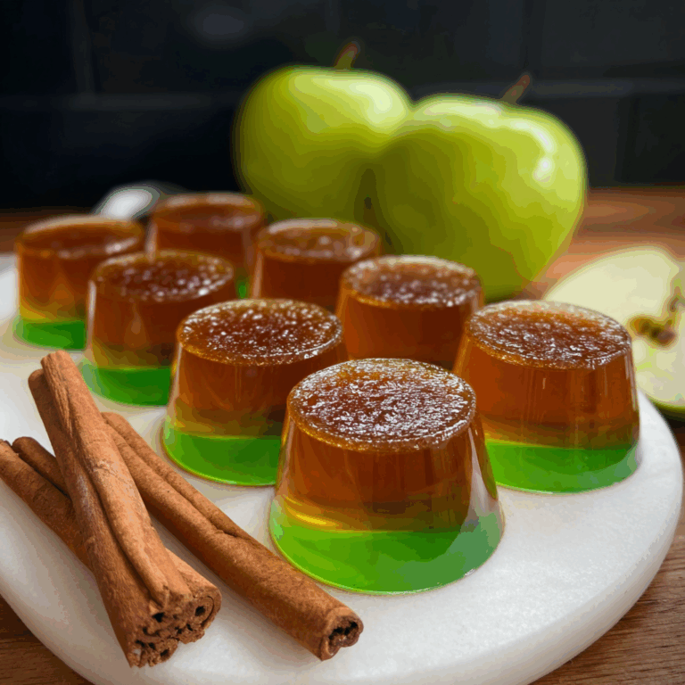 Caramel Apple Jello Shots