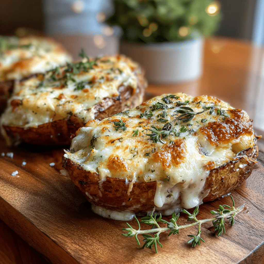 Parmesan Upside Down Baked Potatoes