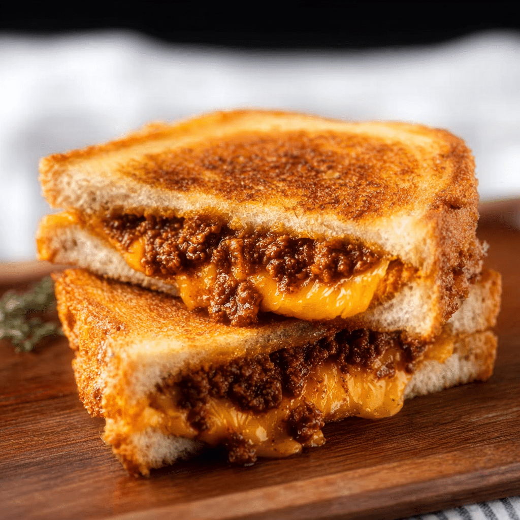 Sloppy Joe Grilled Cheese