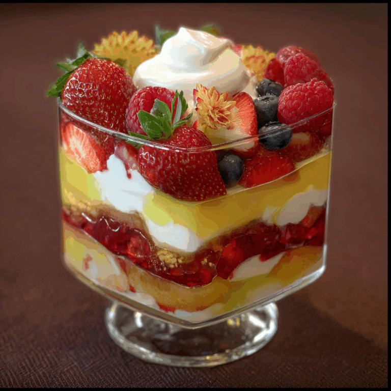 7 Layer Punch Bowl Dessert