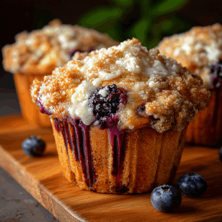 Blueberry Cream Cheese Muffins