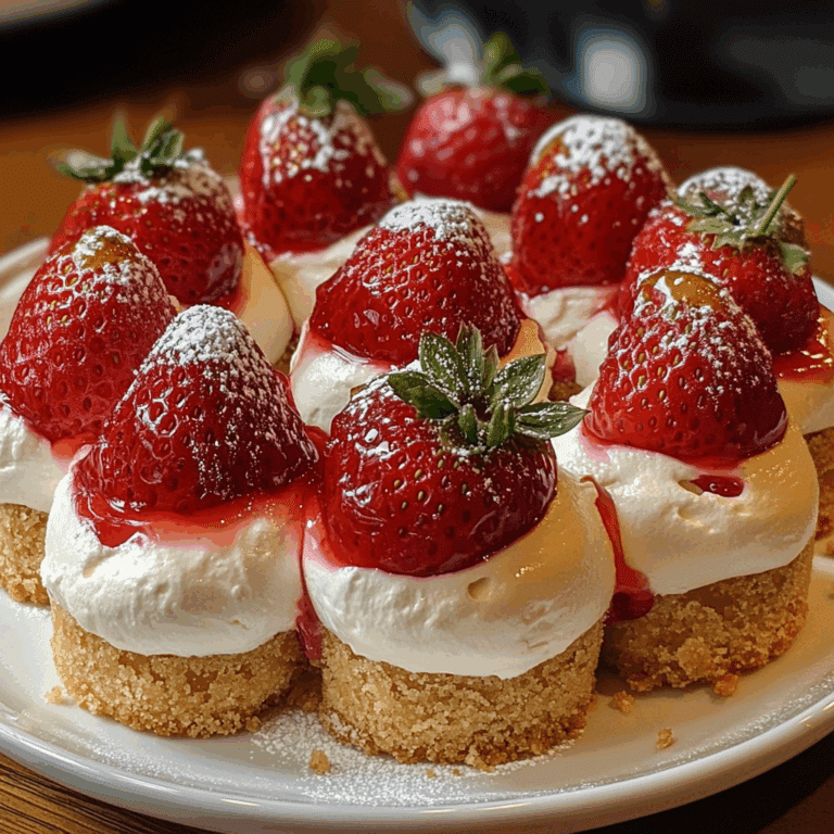 Cheesecake Stuffed Strawberries