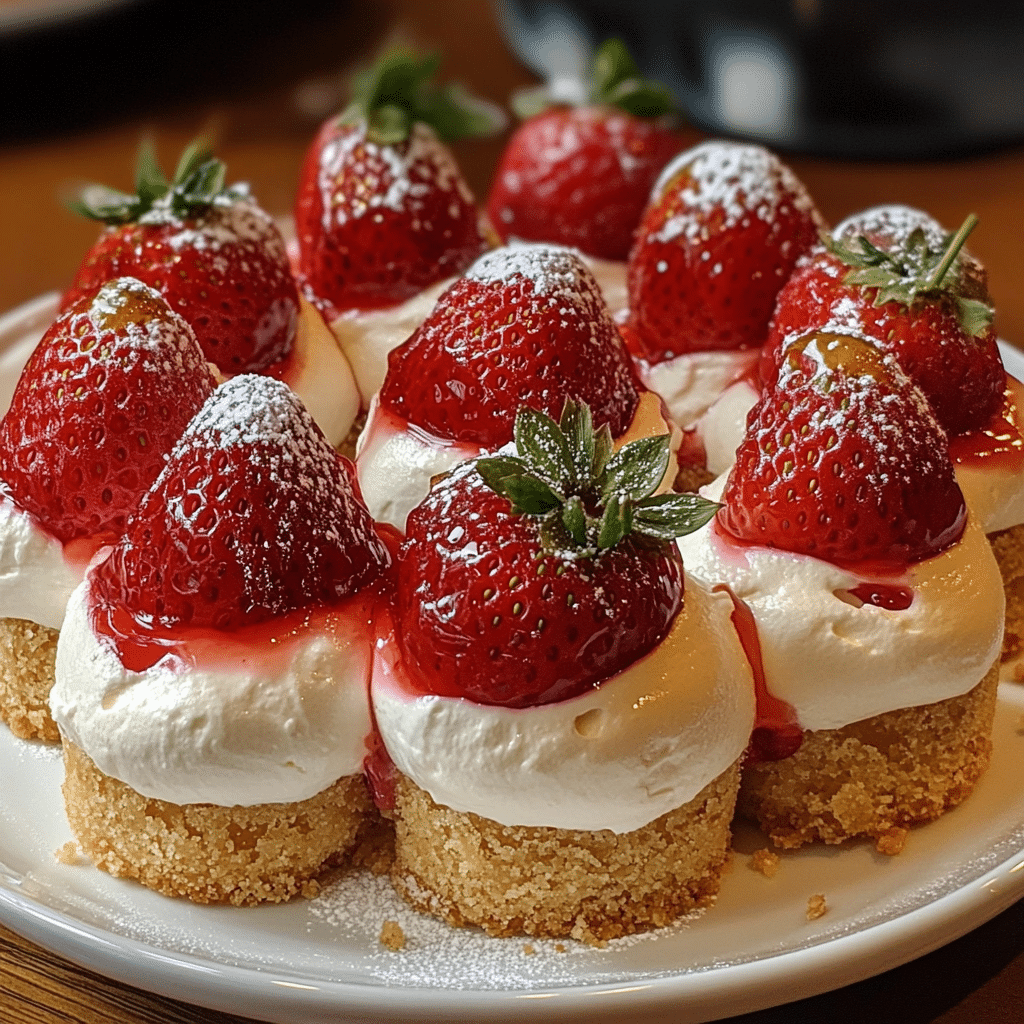 Cheesecake Stuffed Strawberries