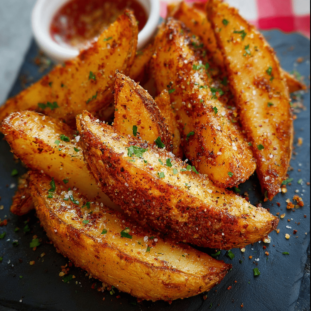 Crispy Baked Potato Wedges