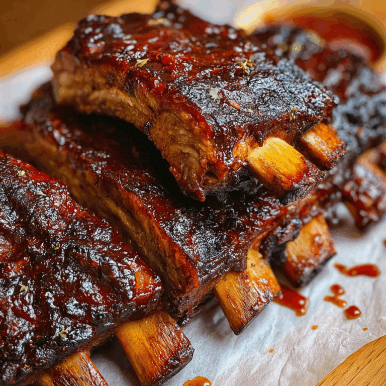 Fall Off the Bone BBQ Beef Ribs