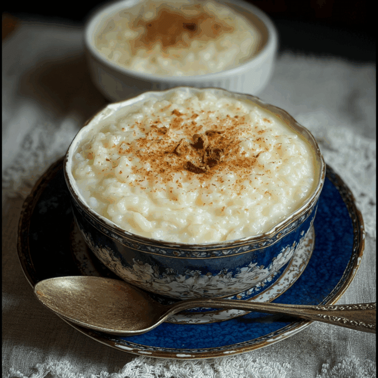 Old-Fashioned Rice Custard