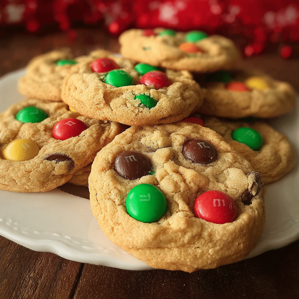 Peanut Butter M&M Cookies