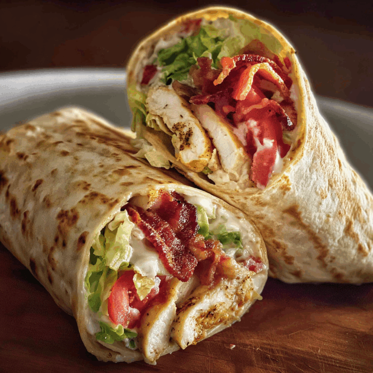 Bacon Chicken Ranch Wrap