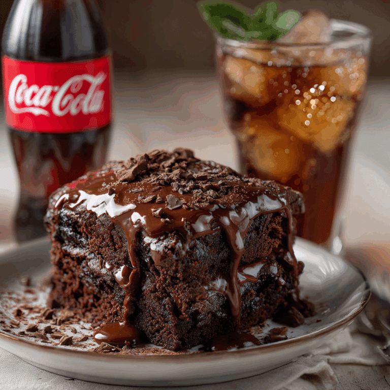 Best Double Chocolate Coca Cola Cake