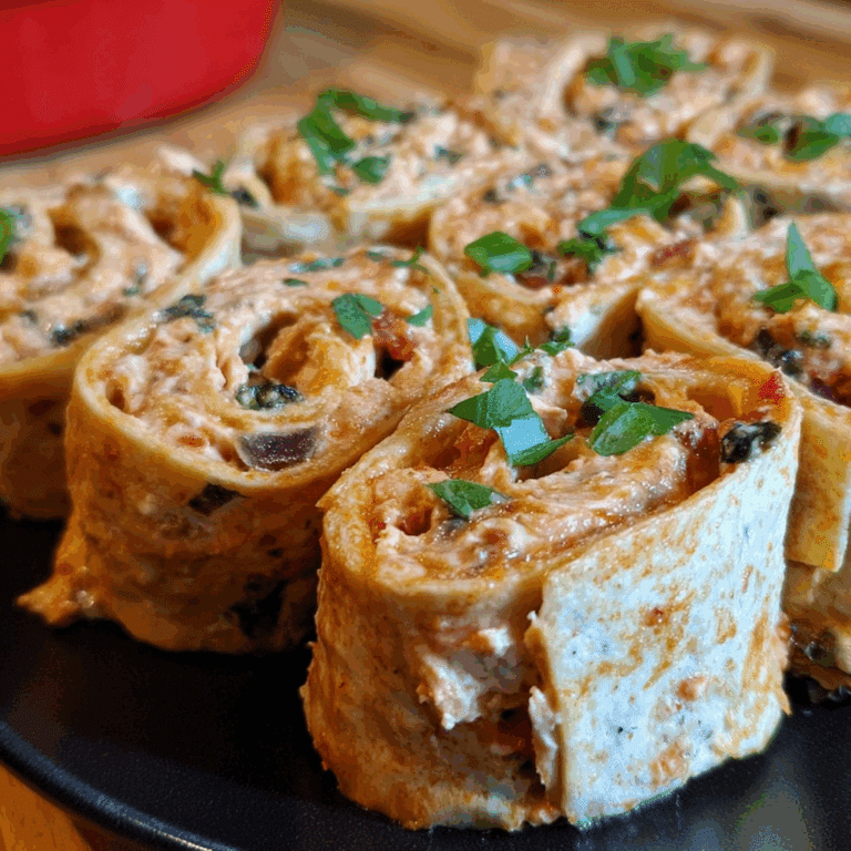 Chicken Enchilada Dip Roll-Ups