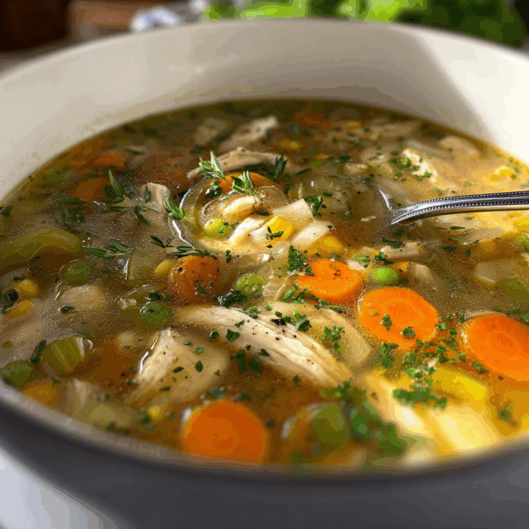 Chicken Vegetable Soup