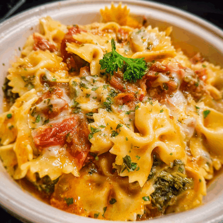 Crock Pot Bowtie Casserole