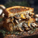 Mushroom Grilled Cheese Sandwich