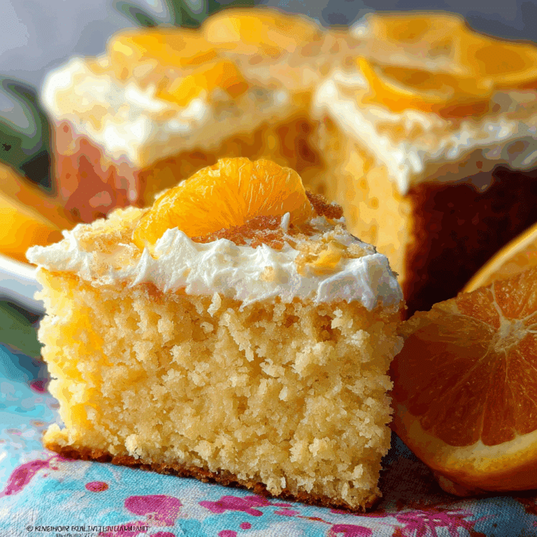 Pineapple-Orange Sunshine Cake