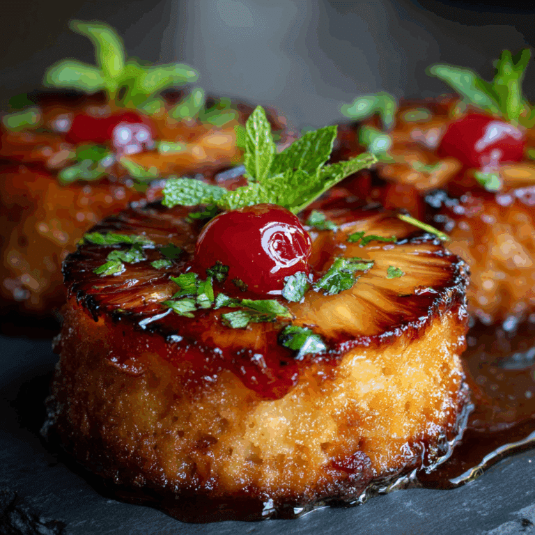 Pineapple Upside Down Bundt Cake